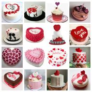 عکس کیک ولنتاین
