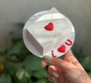 کیک ولنتاین مردانه