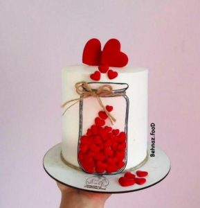 کیک ولنتاین دو نفره جدید