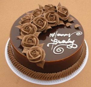 عکس کیک ولنتاین کاراملی