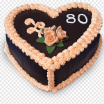 عکس کیک ولنتاین شکلاتی صورتی